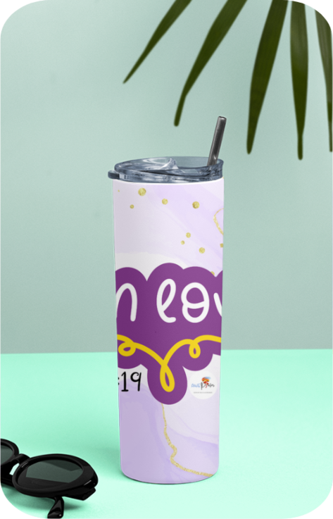 Tumbler Bottle - I am loved - 1 John 4:19