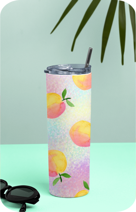 Tumbler Bottle - Peaches - Generic
