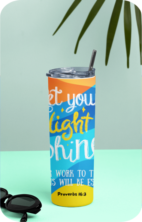 Tumbler Bottle - Light shine