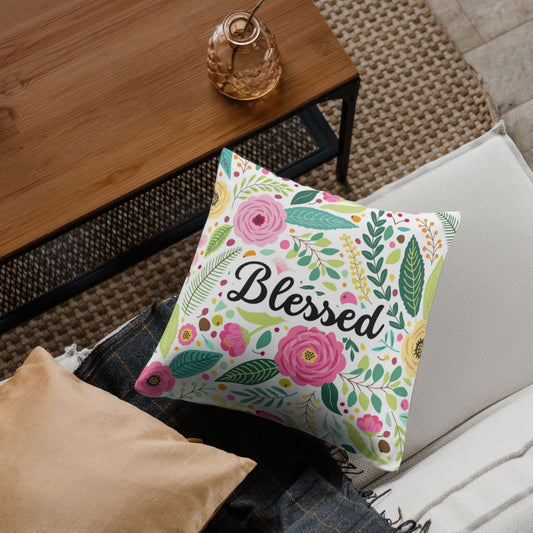 Cushion cover - Blessed - Floral - Single