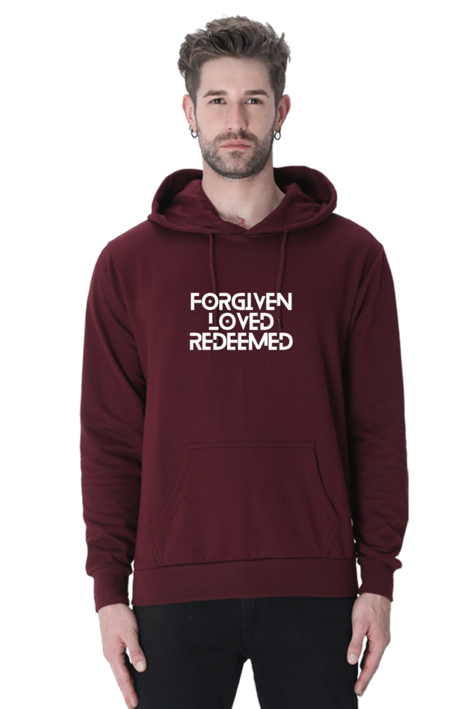 Hooded Sweatshirt - Reflective Rainbow Vinyl - F.L.R.