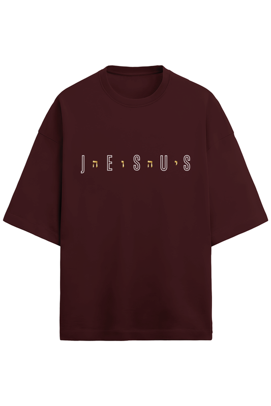 Jesus - Hebrew (YHWH) - Face of Jesus on back
