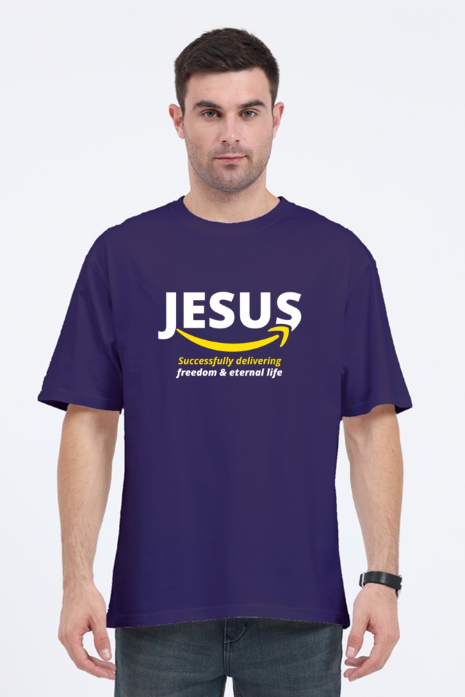 T-shirt - Unisex - Oversized - Jesus delivering life
