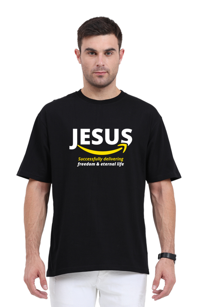 T-shirt - Unisex - Oversized - Jesus delivering life