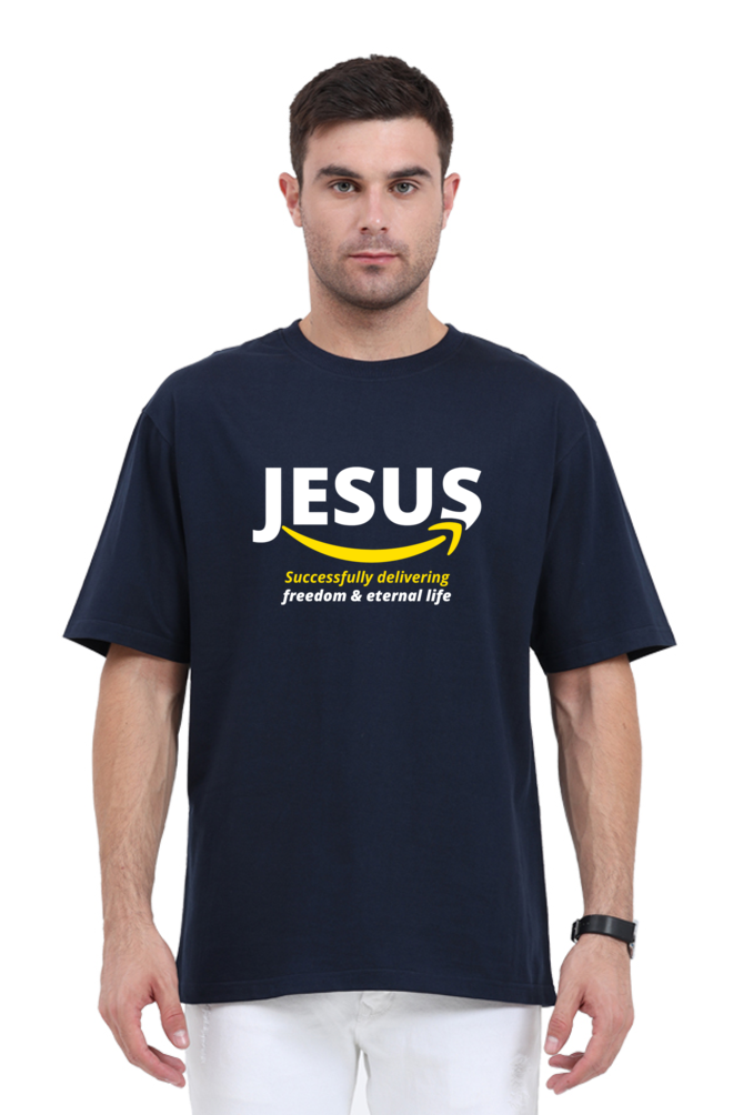 T-shirt - Unisex - Oversized - Jesus delivering life
