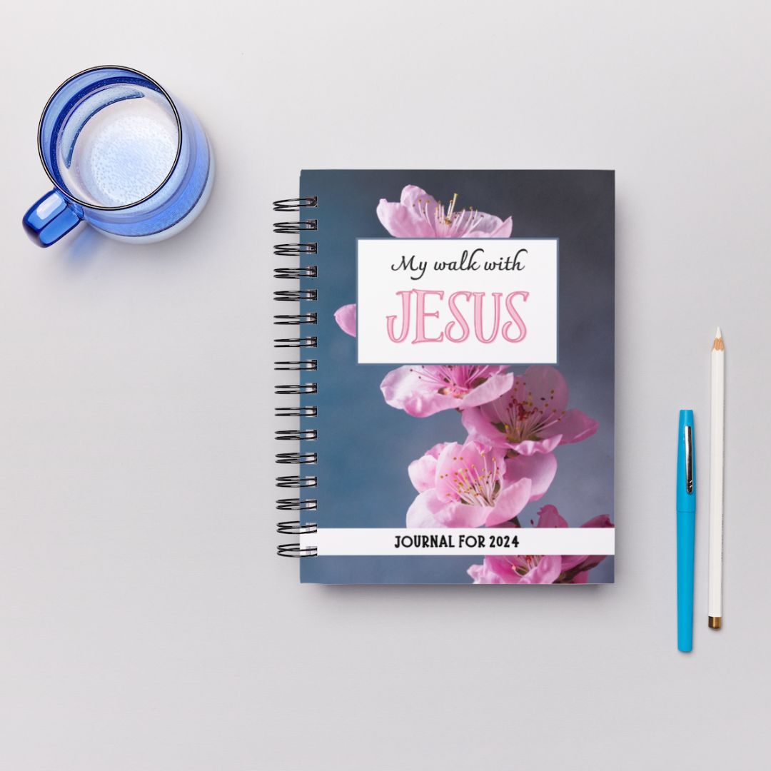 Journal - My walk with Jesus - Pink cherry blossom