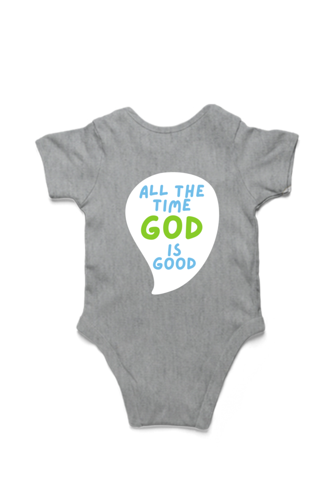 Baby Romper - God is Good - Front & back print