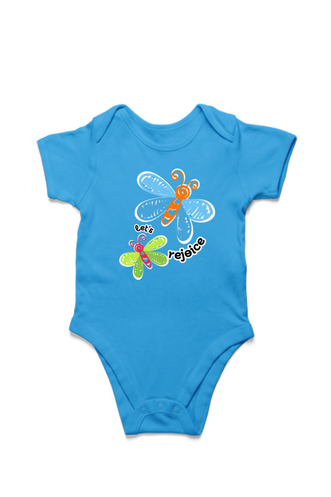 Baby Romper - Let's rejoice - Front print