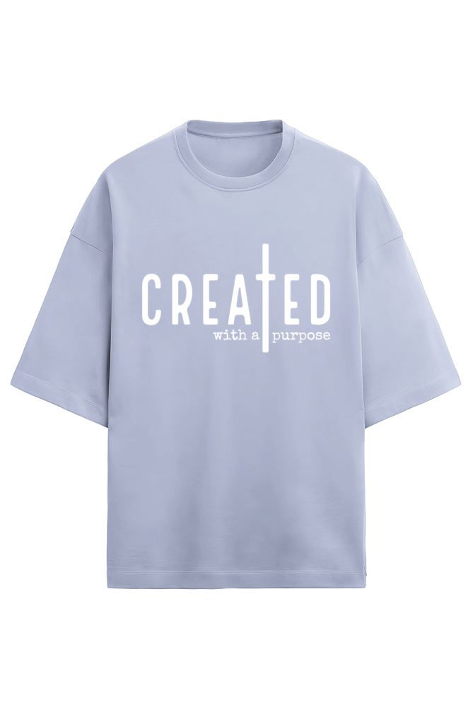 Created with a Purpose Tee - Terry - Puff White