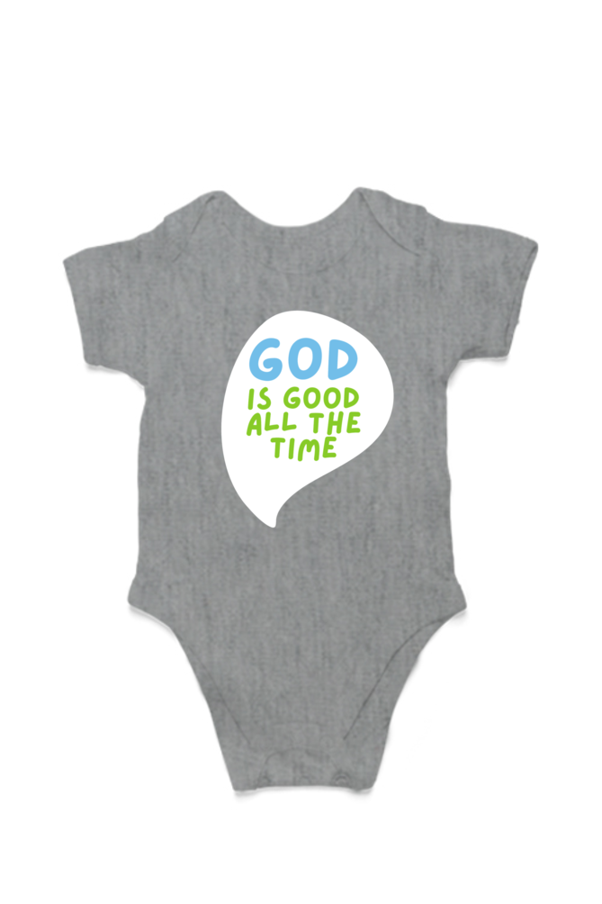 Baby Romper - God is Good - Front & back print