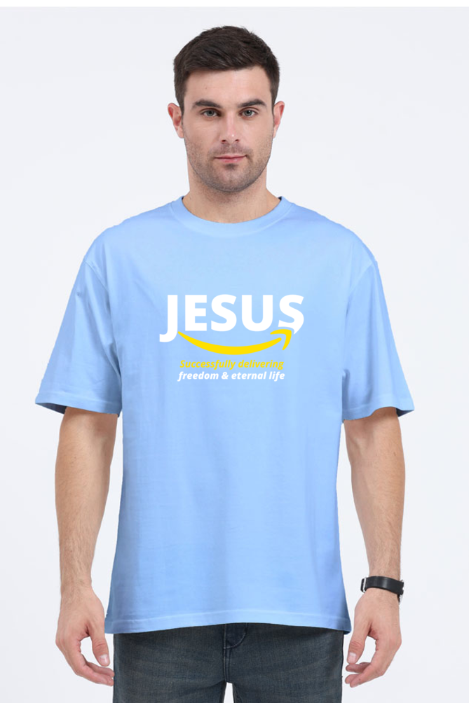 T-shirt - Unisex - Oversized - Jesus delivering life