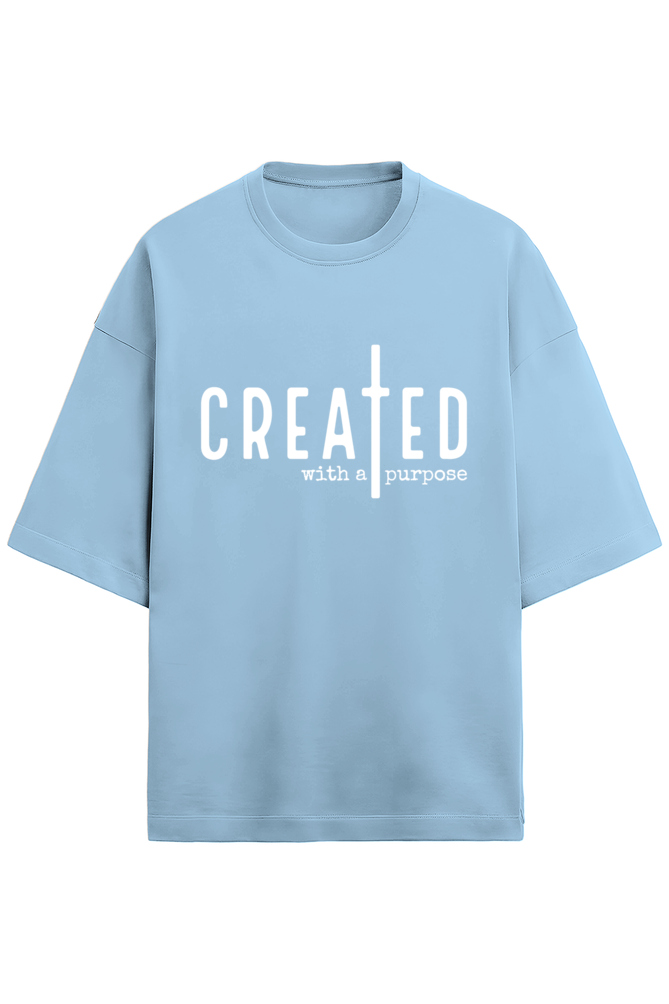 Created with a Purpose Tee - Terry - Puff White