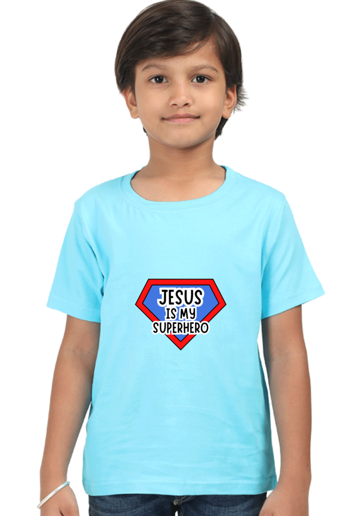 T-shirt for Boys - Jesus is my Superhero