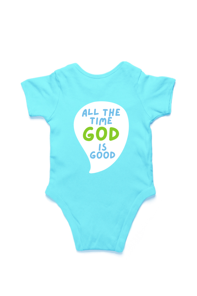 Baby Romper - God is Good - Front & back print