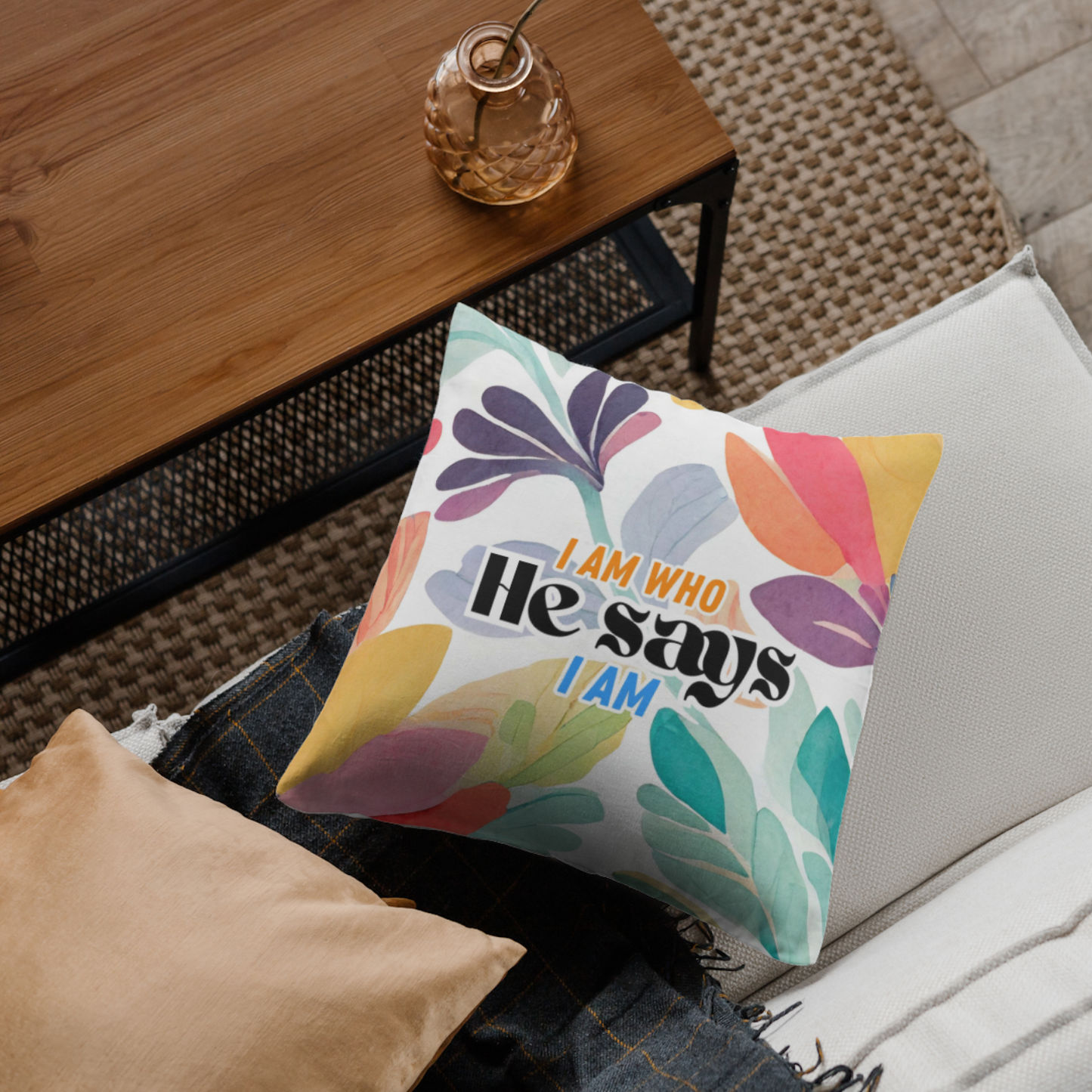 Cushion cover | I am who HE says I am