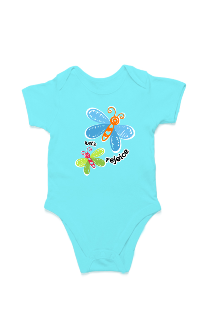 Baby Romper - Let's rejoice - Front print
