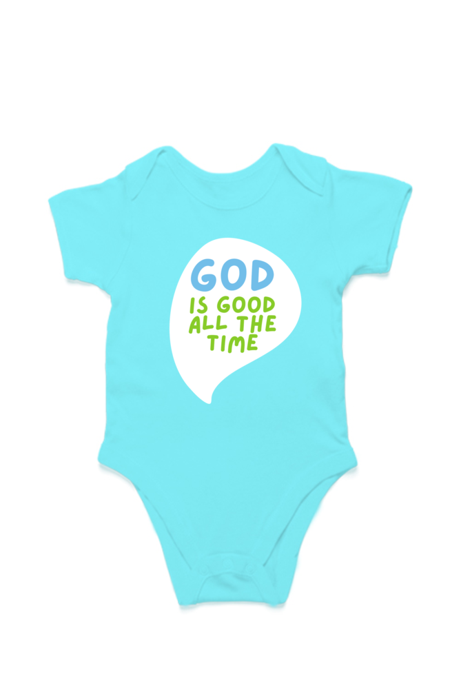 Baby Romper - God is Good - Front & back print