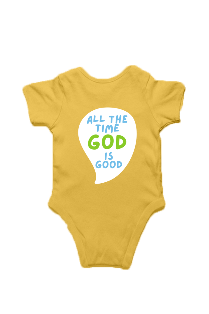 Baby Romper - God is Good - Front & back print