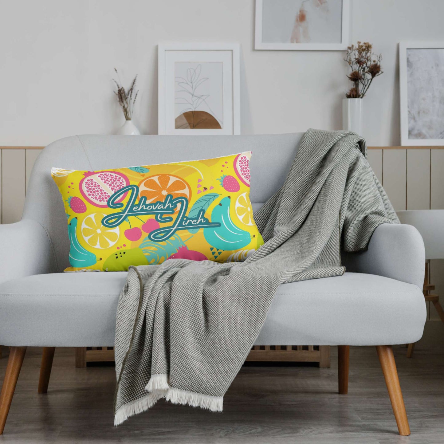 Pillow covers | All over print | Summery | Jehovah Jireh | Yellow
