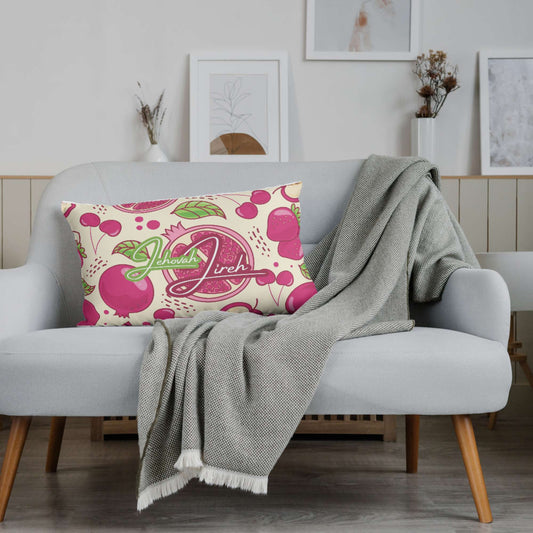 Pillow covers | All over print | Pomegranate | Jehovah Jireh | Beige