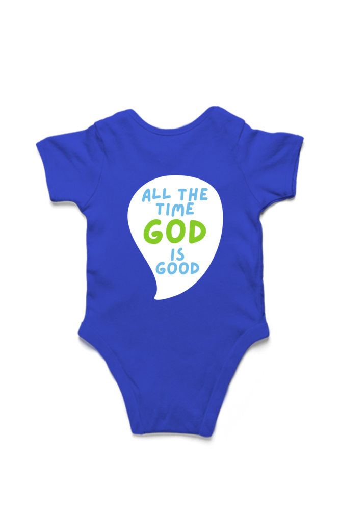 Baby Romper - God is Good - Front & back print