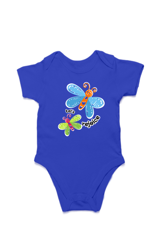 Baby Romper - Let's rejoice - Front print