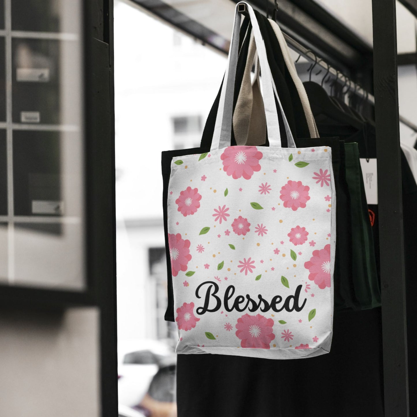 Tote bag - Cherry blossom - Blessed - All Over Print