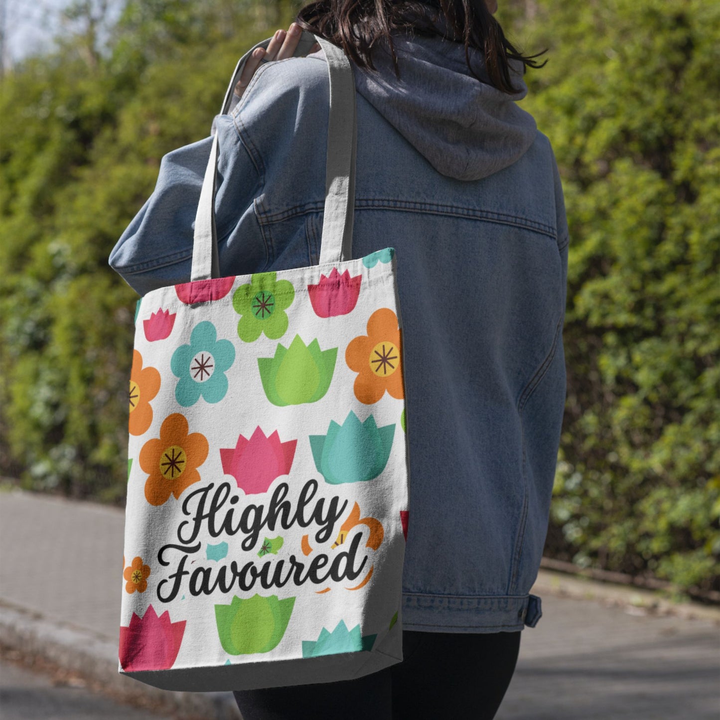Tote bag - Floral motifs - Highly favoured - All Over Print