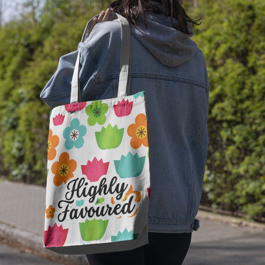 Tote bag - Floral motifs - Highly favoured - All Over Print