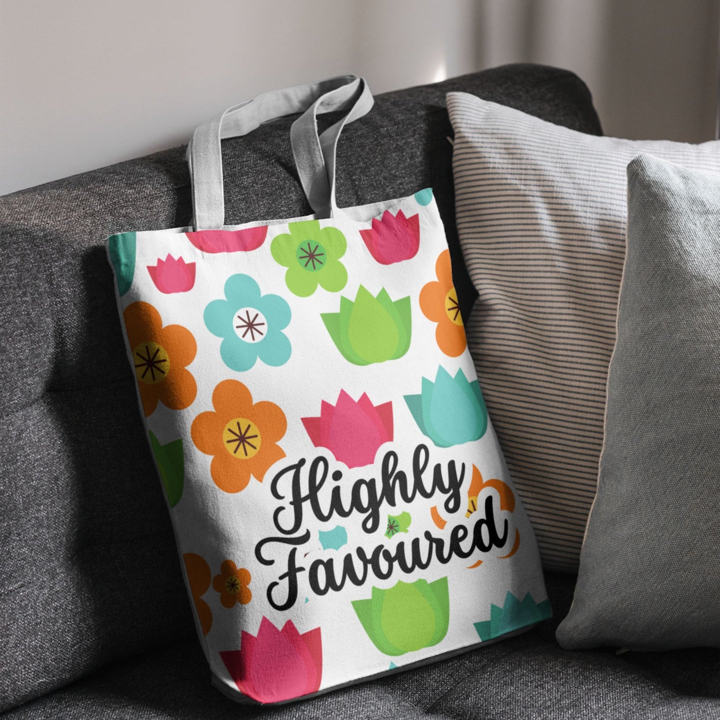 Tote bag - Floral motifs - Highly favoured - All Over Print