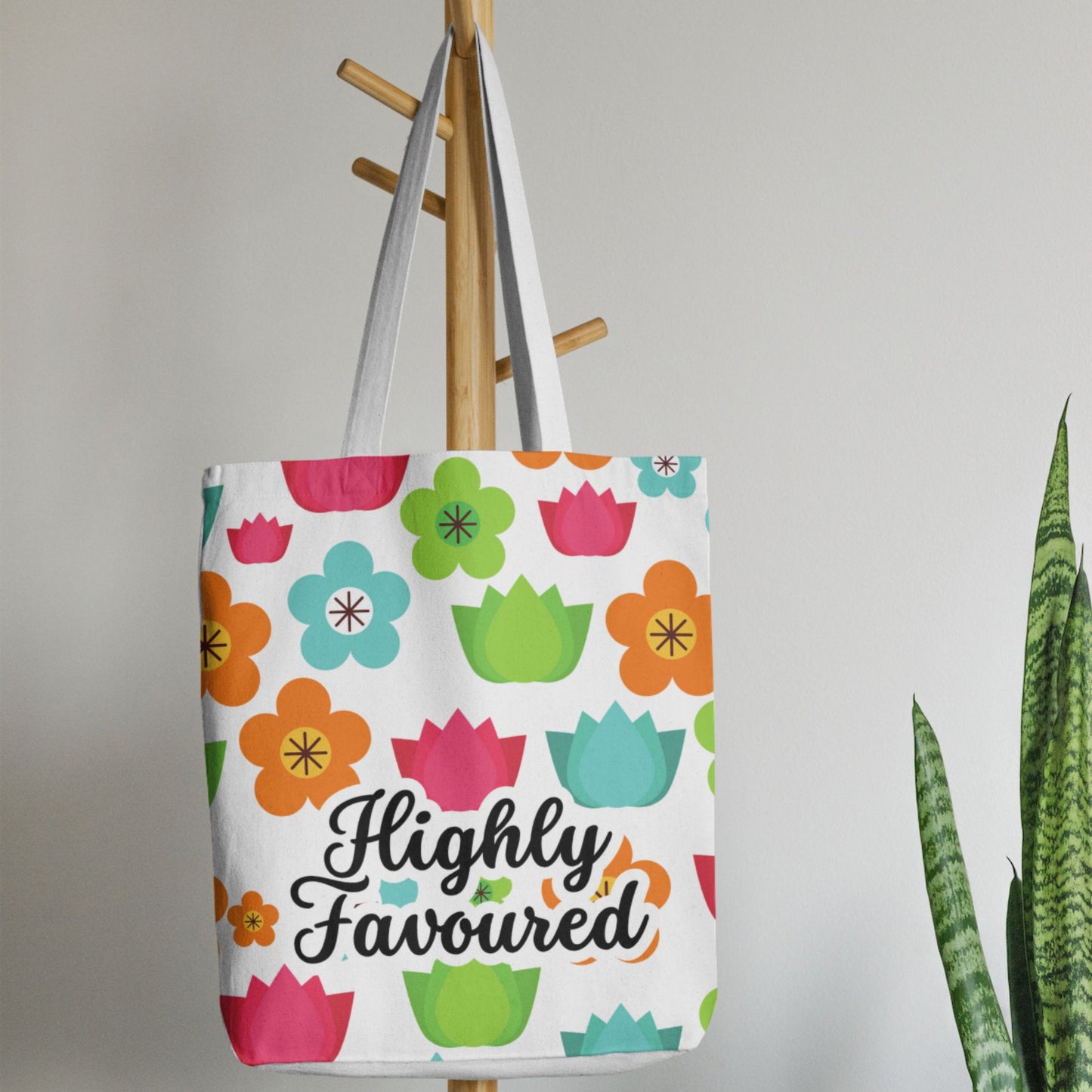 Tote bag - Floral motifs - Highly favoured - All Over Print