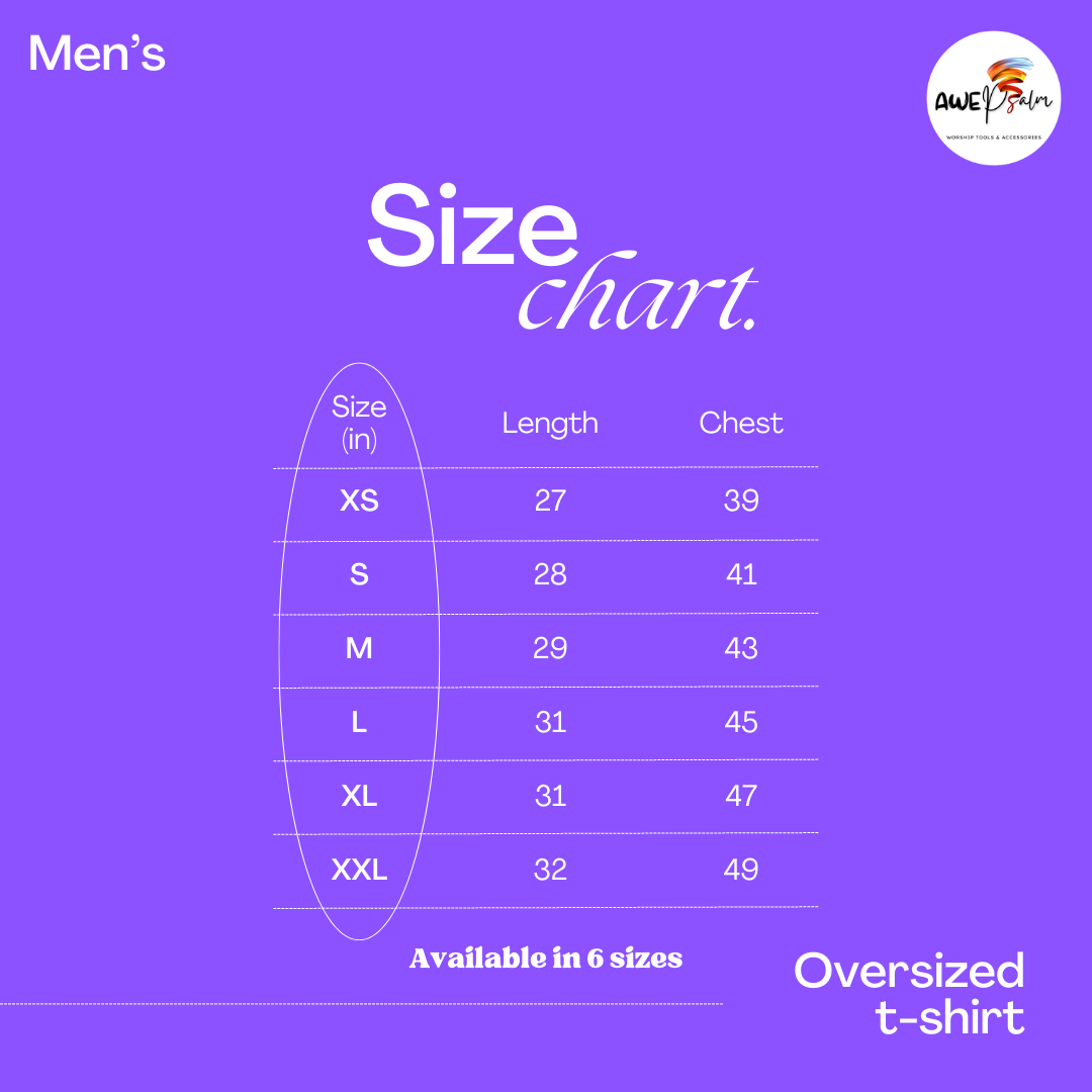 T-shirt - Men - Oversized - Man of God