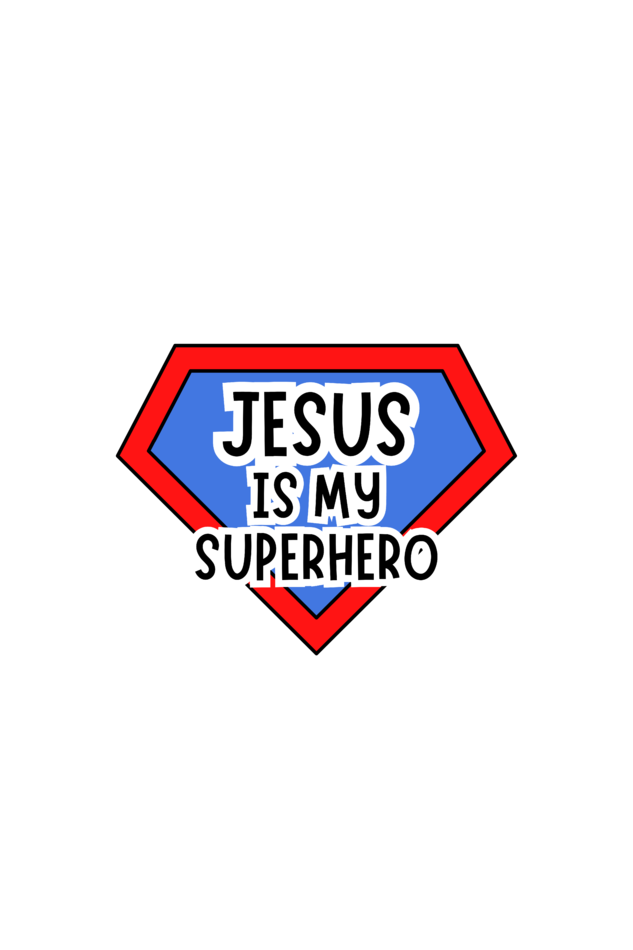 T-shirt for Boys - Jesus is my Superhero
