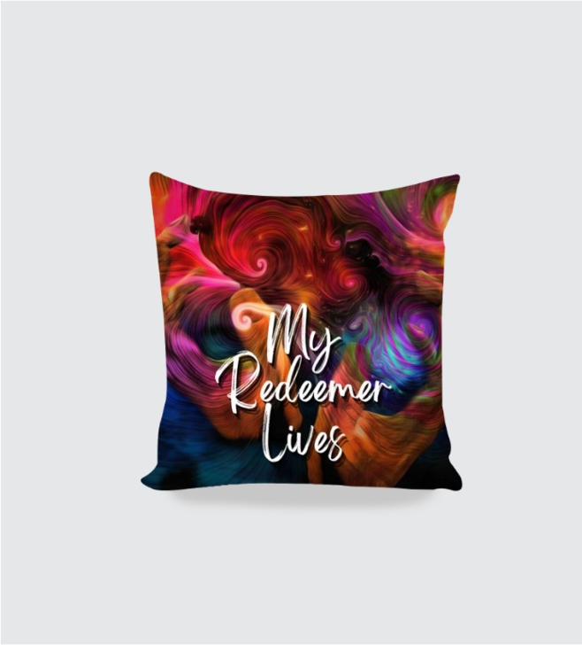 Cushion cover | My Redeemer Lives | Galaxy