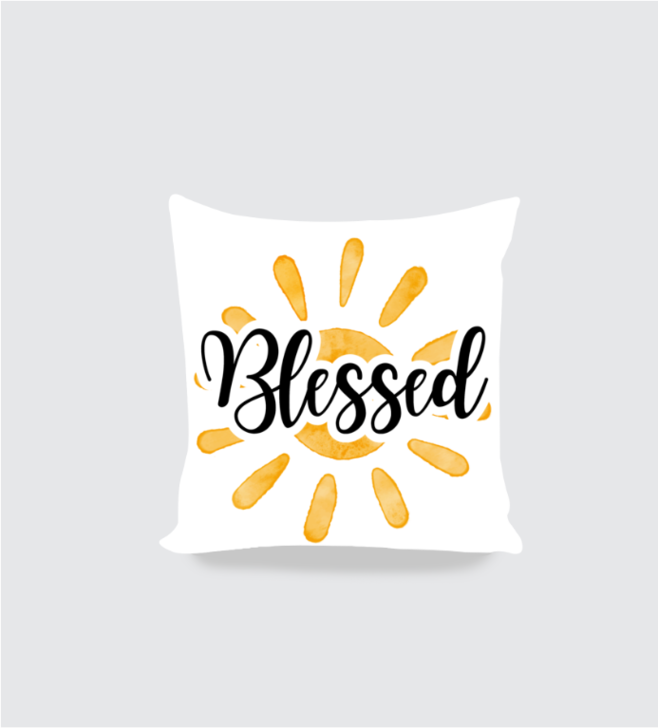 Cushion cover - Blessed - Sunshine- Single
