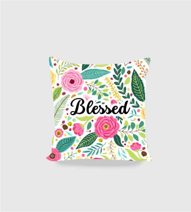 Cushion cover - Blessed - Floral - Single