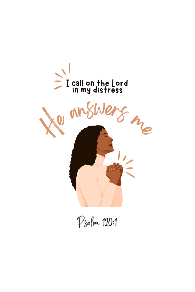 T-shirt Dress - Psalms 120:1
