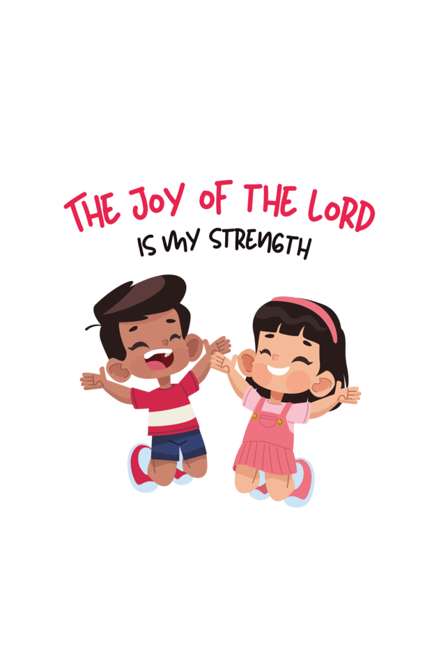 T-shirt for girls - The joy of the Lord is my strength