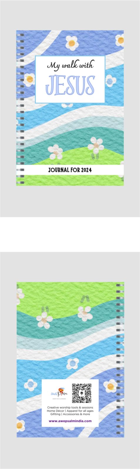 Journal - My walk with Jesus - Pastel colour