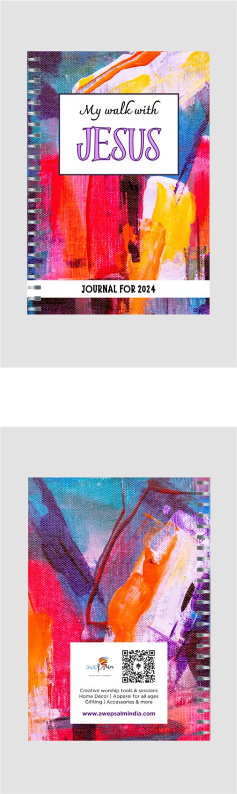 Journal - My walk with Jesus - Artwork textured
