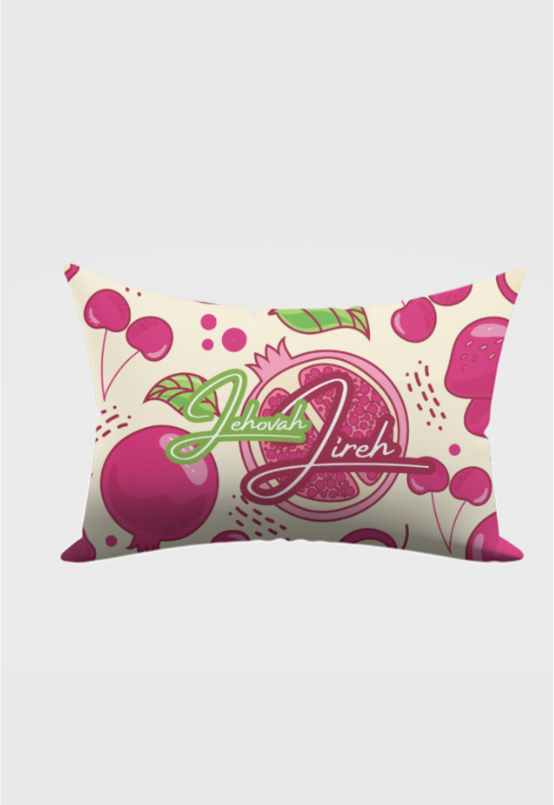 Pillow covers | All over print | Pomegranate | Jehovah Jireh | Beige