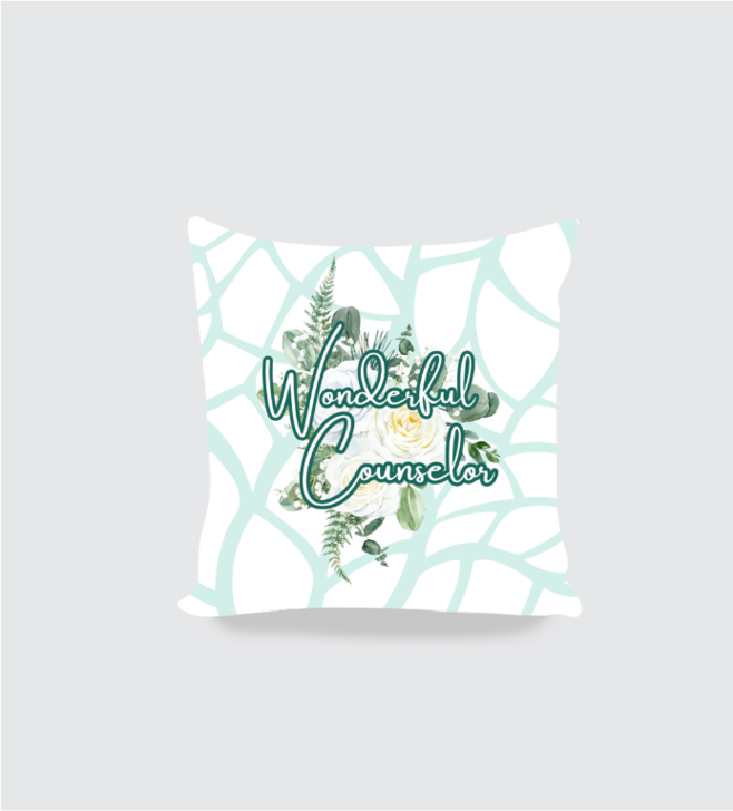 Cushion cover | Jesus - The Wonderful Counselor