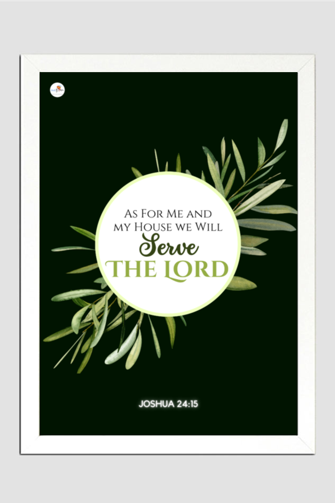 Bible verse frame - Eng - A3 - Joshua 24:15
