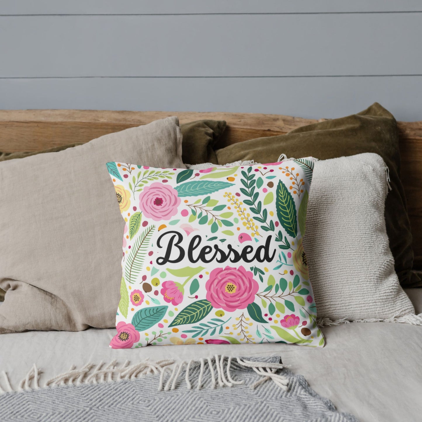 Cushion cover - Blessed - Floral - Single