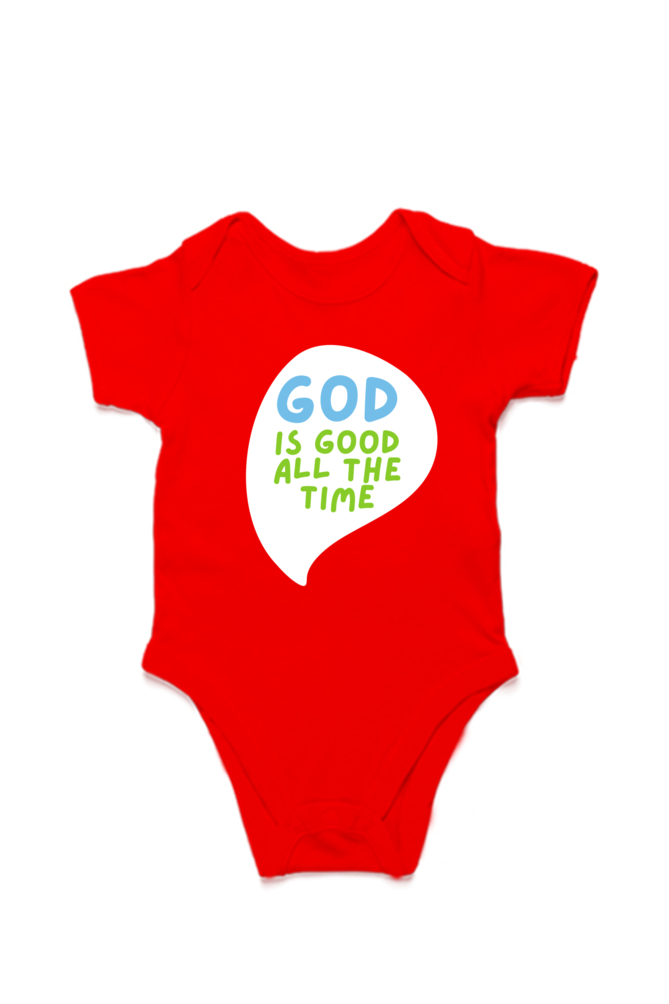 Baby Romper - God is Good - Front & back print