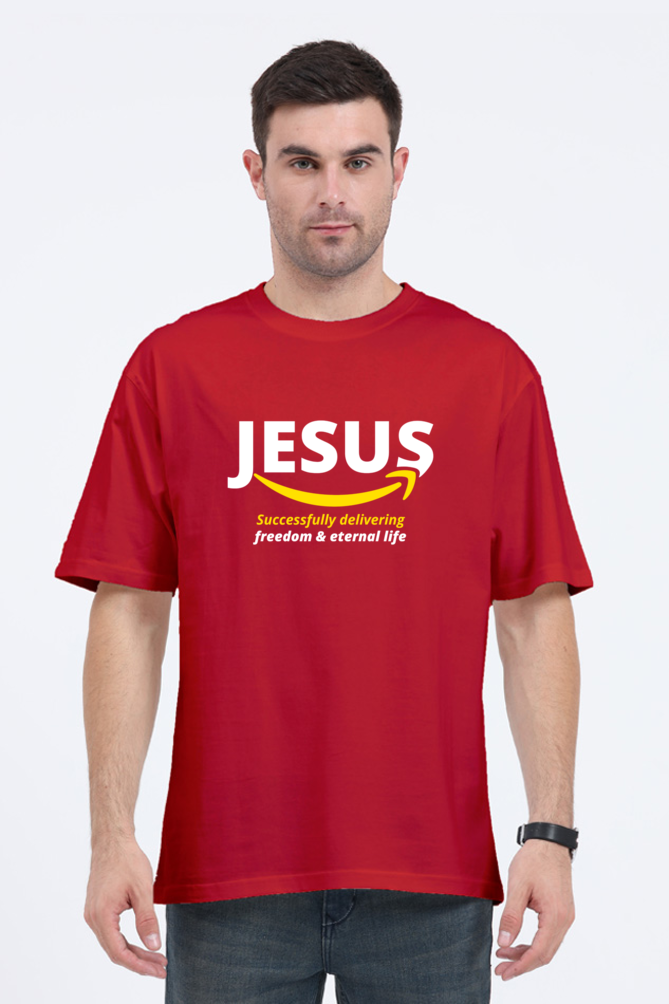 T-shirt - Unisex - Oversized - Jesus delivering life