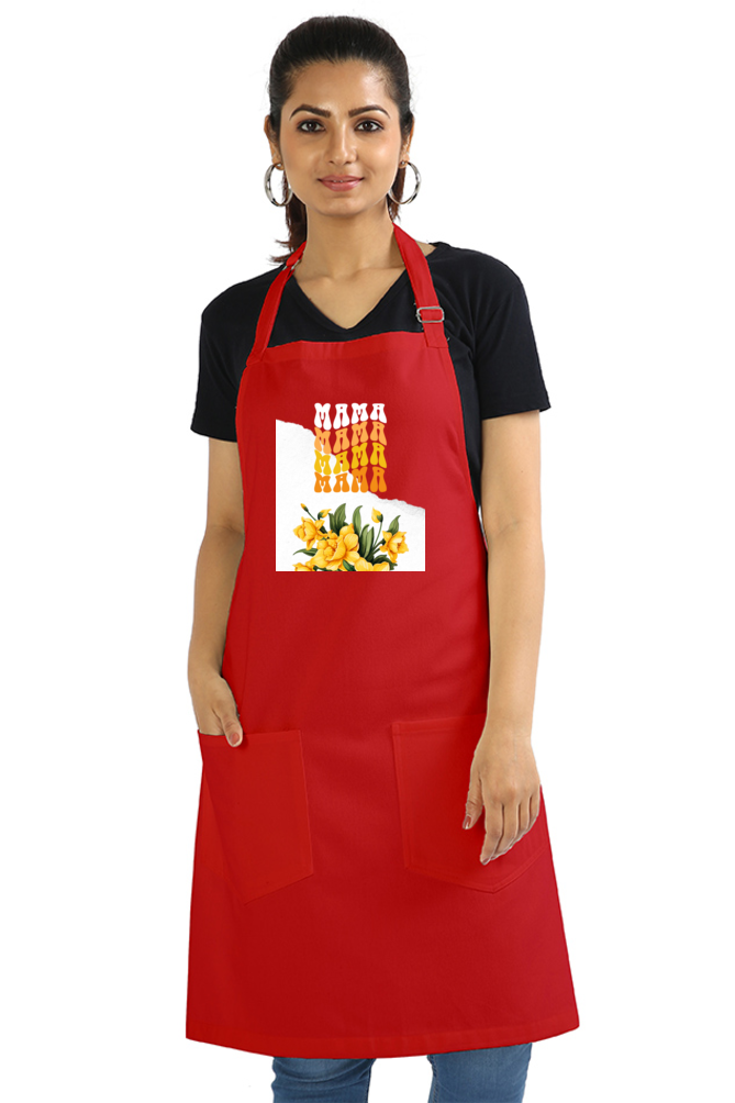 Apron for Mom - Mama - Yellow Floral