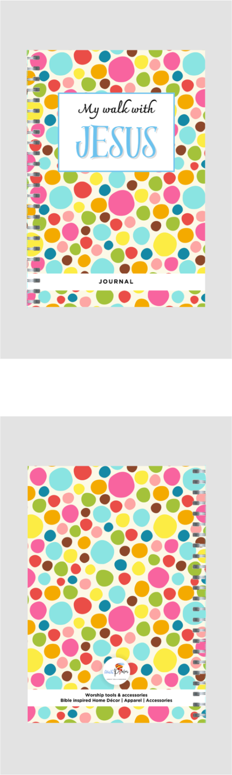 Journal - My walk with Jesus - Polka Dots