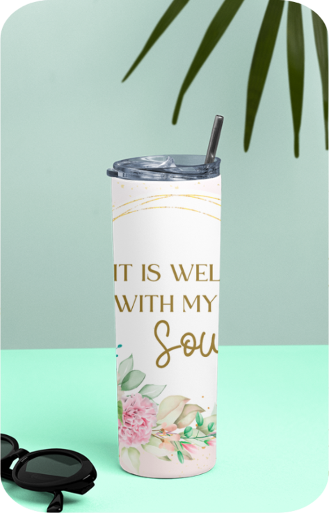 Tumbler Bottle - It is well with my soul