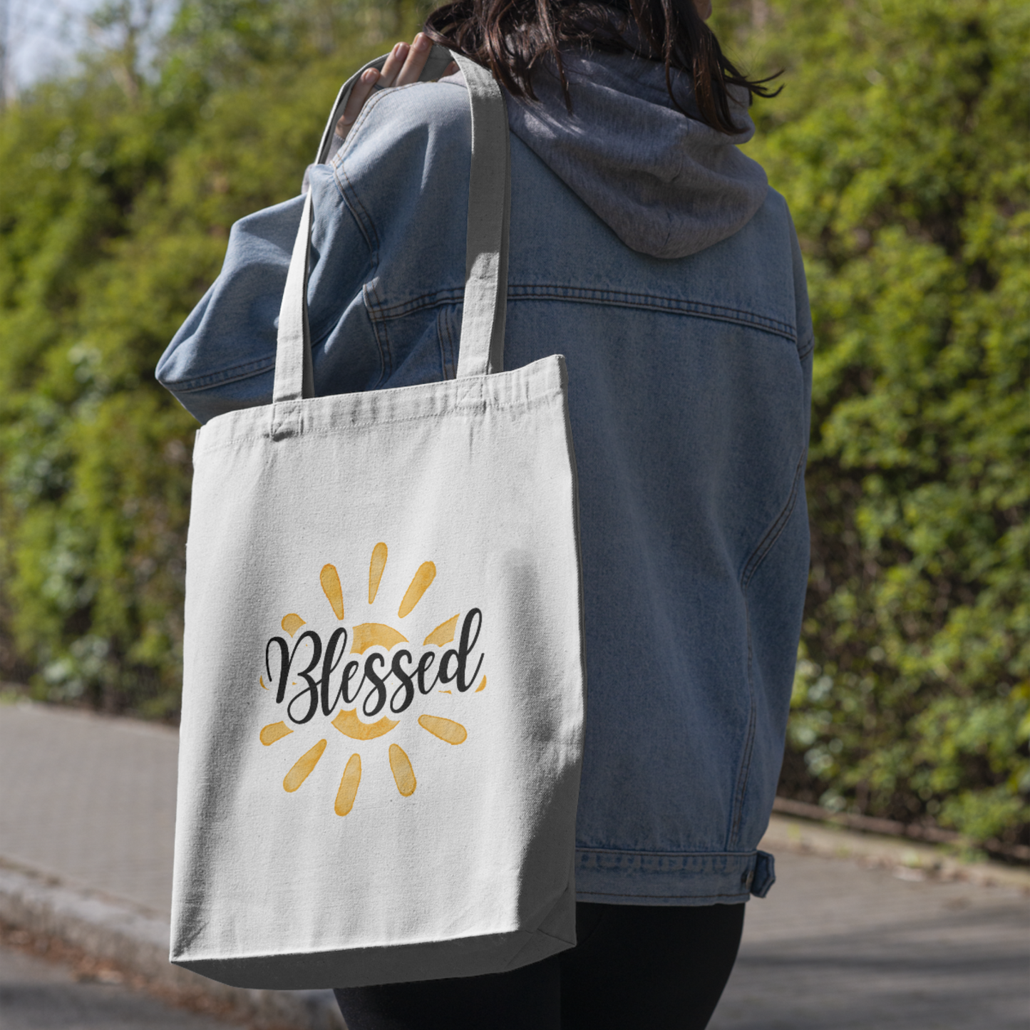 Tote Bag-Blessed-Sunshine